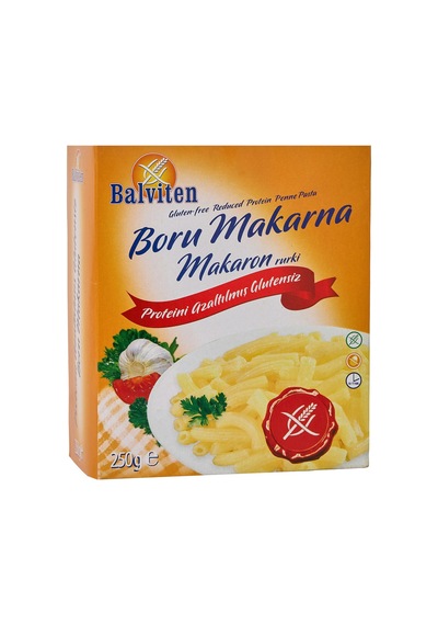 Balviten Glutensiz Düşük Proteinli Boru Makarna 250 G - 6 Adet Tarı