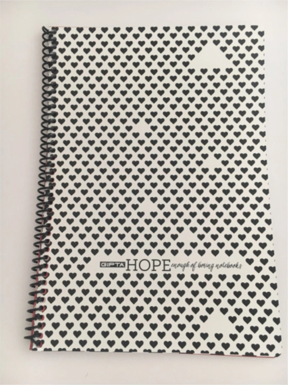 Hope Spiralli Karton Defter 18.5x26 Cm 80 Yaprak Çizgili Defter