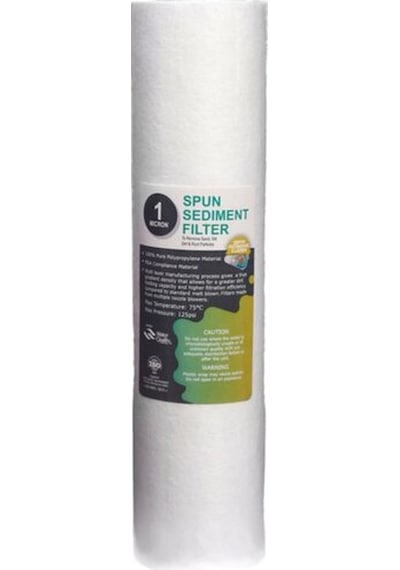 E Water Su Arıtma Cihazı Filtresi 1 Mikron Sediment Spun Filtre