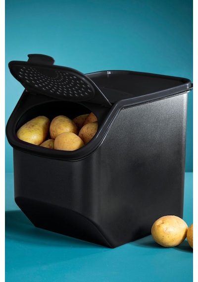 Siyah Patates Ve Soğan Saklama Kabı 5.5 Lt Diğer