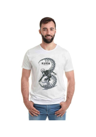 Anime Tokyo Ghoul Anteiku Baskılı Beyaz Erkek Tshirt (530983408)