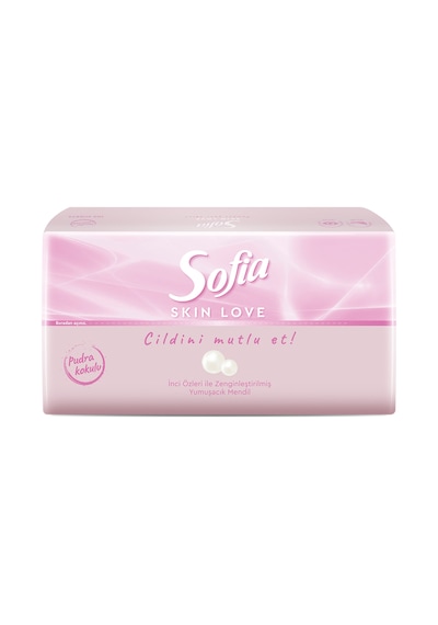 Sofia Skin Love Pudra Kokulu Mendil 100'lü 4 Adet 32667157