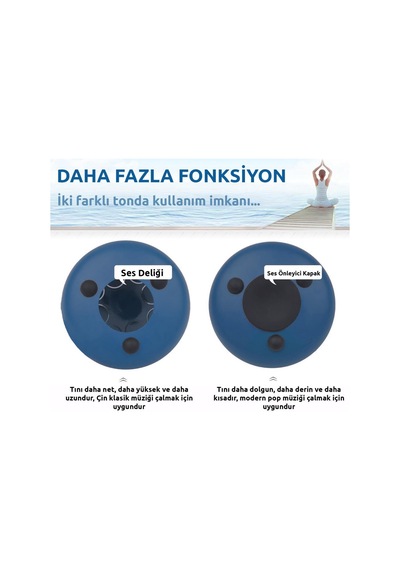 Midex Td-88bl Çelik Dil Davul Handpan 8 İnç 8 Ton Steel Tongue Drum Full Set