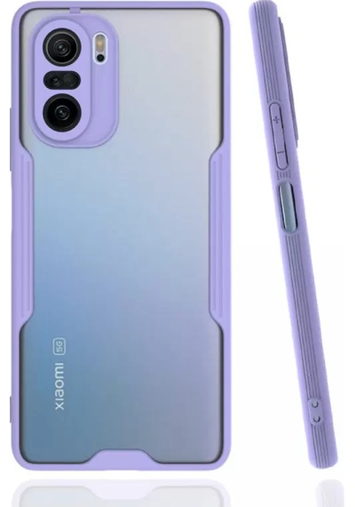 Newface Xiaomi Poco F3 Kılıf Platin Silikon - Lila