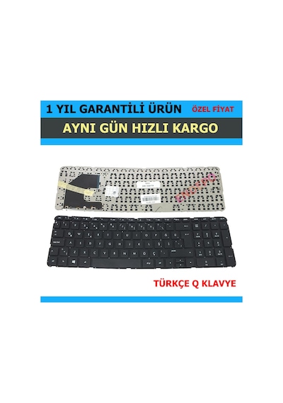 For HP Uyumlu Pavilion 15-B118Eo Klavye Tuş Takımı