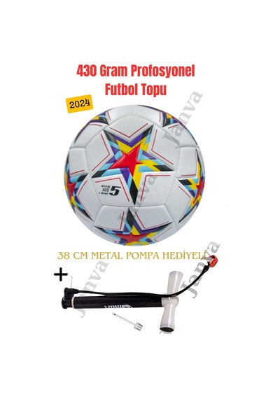 Janva Pompalı FİFA European Red Şampiyonlar Ligi Özel Tasarımı Futbol Topu Lazer Kesim 400 gram 1.Kalite Beyaz