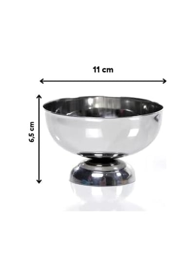 Çelik Pilav Ve Helva Kalıbı, Yuvarlak, 2'li Set, Büyük 11 Cm Ve Orta 9.5 Cm