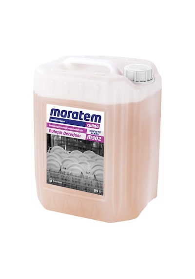 Maratem Culina M302 Endüstriyel Bulaşık Makineleri için Sıvı Bulaşık Deterjanı 20 L