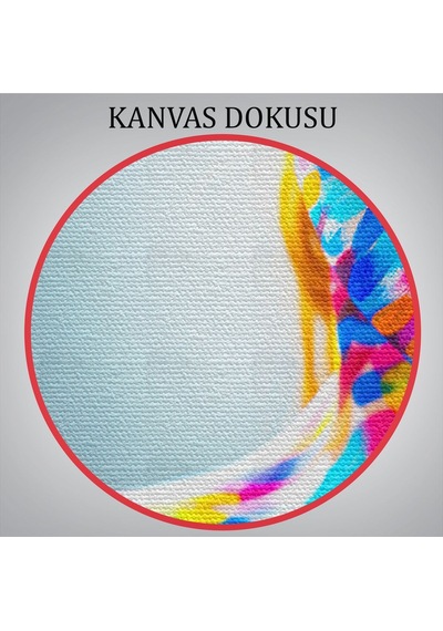 Es10 Dekoratif Baskı Kırmızı Klasik Araç Kanvas Tablo (95 x 165)