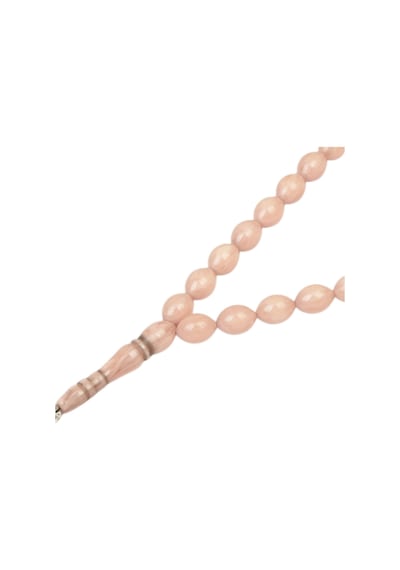 Arpa Kesim 11x8 Mm Katalin Alpaka Püsküllü Tesbih Krem