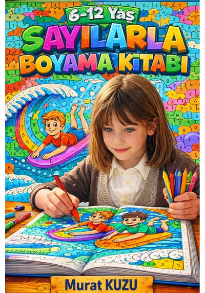 6 12 Yaş Sayılarla Boyama Kitabı Kodlarla Boyama