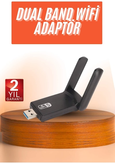 Wifi - 234 - Alıcı Dual Band Usb 3.0 Adaptör Kablosuz - Shopılke - Windows 7/8/10/11