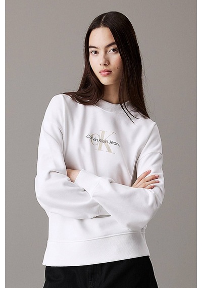 Calvin Klein Kadın Sweat Beyaz