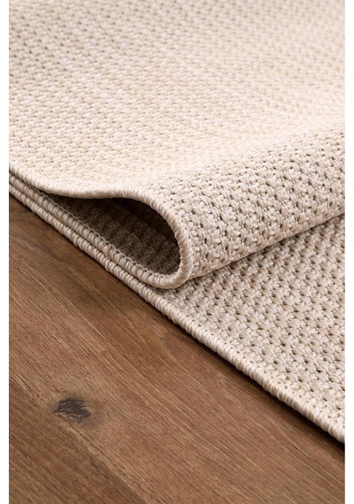 Jüt Kaymaz Taban Yıkanabilir Krem Halı Jüt Kilim Yıkanabilir Örme Krem Sisal Kilim Krem Krem