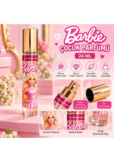 Çocuk Parfüm 24 Ml Cep Ve Çanta Boy Çocuk Parfümü
