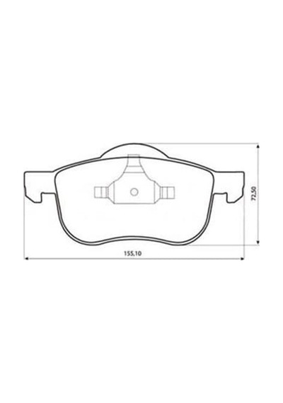 BOSCH 986495066 Fren Balatası Ön Tourneo Connect 02- Transit Connect 02-