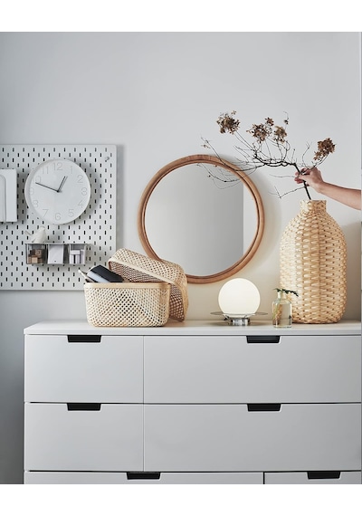 Ikea Tromma Duvar Saati, 25 Cm, Beyaz Çok Renkli