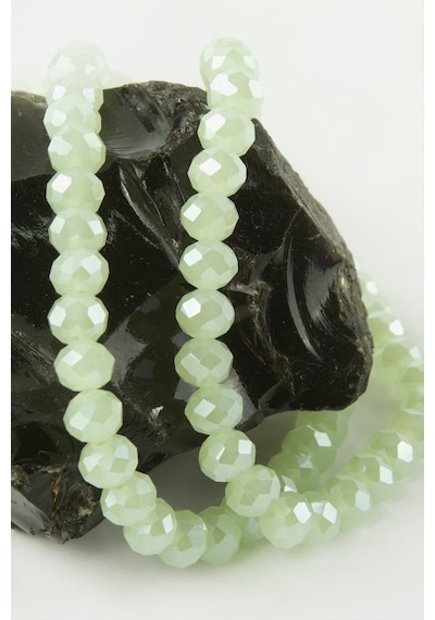 Renkli Kristal Dizi Taş 8 Mm Altın 63360308