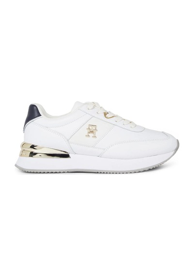 Tommy Hilfiger Th Elevated Femınıne Runner Gld Beyaz