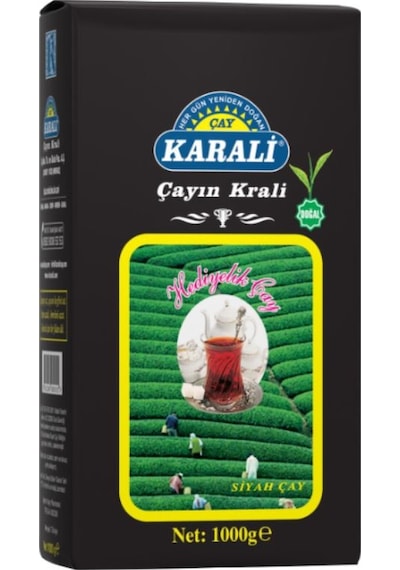 Karali Hediyelik Siyah Dökme Çay 1 KG