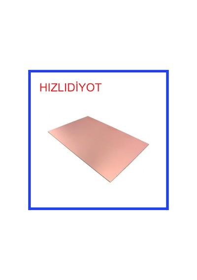 5X10 Fr2 Bakır Baskı Devre Plaketi
