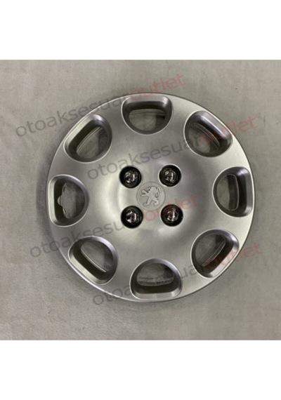 Peugeot 306 14 Inc Kırılmaz 4 Adet Jant Kapağı Arma Ve Kelepçe /4616/