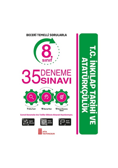 Ata Yayıncılık 8. Sınıf 35 Deneme Sınavı Tc. Inkılap Tarihi