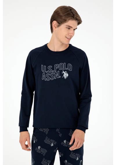 U.s. Polo Assn. Erkek Lacivert Pijama Takım 50301727-vr033 Lacivert