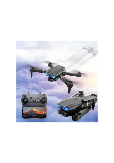 Çift Kamera Drone Uzaktan Kumanda App Destekli Quadcopter Tek Tuş İniş Kalkış
