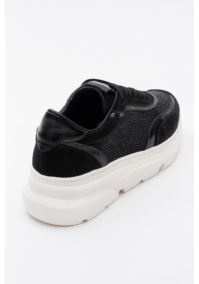 Luvishoes Luvi Shoes Pablo Siyah Süet Siyah Taşlı Hakiki Deri Kalın Tabanlı Kadın Spor Ayakkabı Siyah-süet Siyah Luvishoes Luvi Shoes Pablo Siyah Süet Siyah Taşlı Hakiki Deri Kalın Tabanlı Kadın Spor Ayakkabı Siyah-süet Siyah