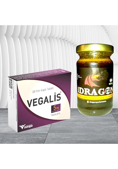 Dragon 110gr Birtkisel Macun + Vegalliss5mg 28tablet Set Formen