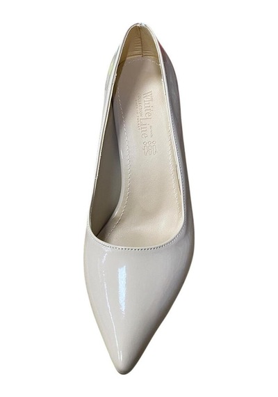 White Line Kadın Kadeh Topuklu Rugan Stiletto Beyaz Kırışık Rugan - 724190320 Beyaz Kırışık Rugan White Line Kadın Kadeh Topuklu Rugan Stiletto Beyaz Kırışık Rugan - 724190320 Beyaz Kırışık Rugan