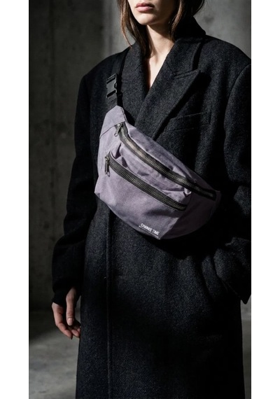 Bezos Lila Unisex Bel Çantası Çapraz Askılı Günlük Kullanım Fermuarlı 30x13 Cm Nxrlvng