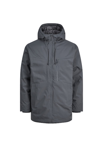 Jack & Jones Jjpayne Rüzgar Geçirmez Parka 12256884 Gri
