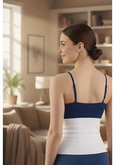 M Beden Unisex Yün Korse- Sıcak Tutar - Bel  Fıtık Bel Kuşağı, Giydirmeli Yün Bel Korsesi M