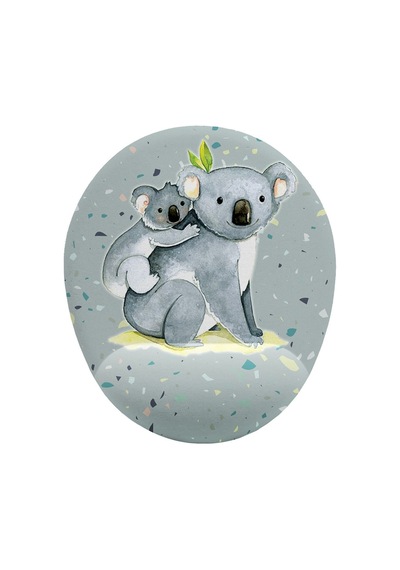 Koala Ve Yavrusu Bilek Destekli Mouse Pad
