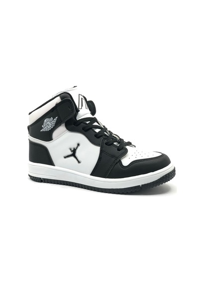 Cool Jordan Glaxy Uzun Pekin Haykat Boğazlı Unisex Spor Ayakkabı SİYAH-BEYAZ