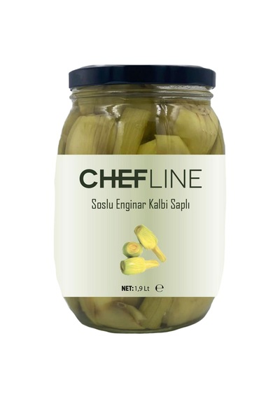 Chefline Soslu Saplı Enginar Kalbi 1900 ML