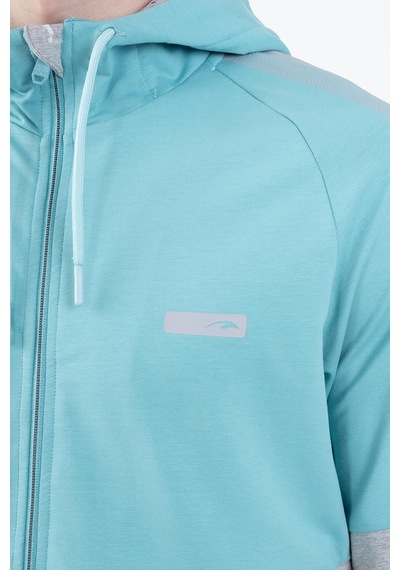 Maraton Sportswear Comfort Erkek Kapşonlu Dar Paça Reglan Kol Basic Turkuaz Eşofman Takımı 22309-turkuaz Turkuaz