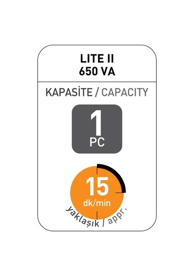Tunçmatik 650va Litıı Line İnteractive Ups Tsk5200