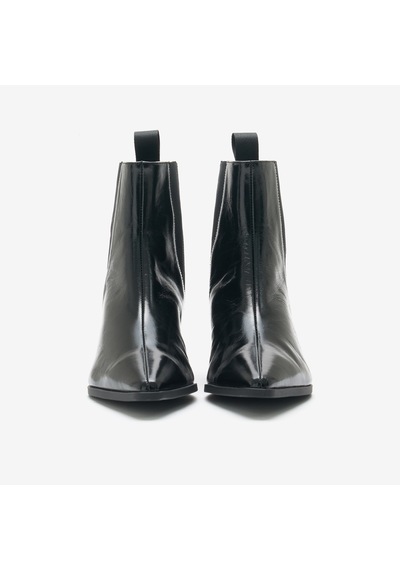 Black Bot Kadın 65s5 Frau Ortıseı Ankle Boot Wıth Heel siyah