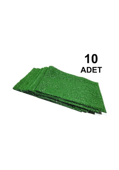10 Adet, Yapay Çim, A4 Boyutunda, Maket, Dekoratif, Çim Tabakası,