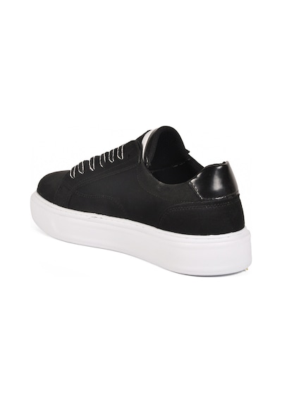 Siyah Süet Bağcıklı Hafif Erkek Sneaker 539 M Siyah Süet