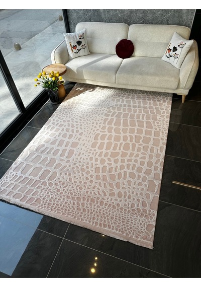 Adore Halı Salon, Oturma, Yatak Odası Halısı Desen Kodu Aa002-055 Pembe