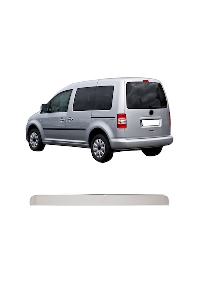 Volkswagen Caddy Uyumlu 2003-2010 Krom Bagaj Çıtası Paslanmaz  Çelik
