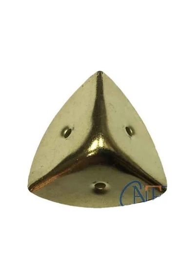 Dekoratif, Kutu, Sandık Köşesi - 45x28 Mm, Büyük, Sarı, 1 Adet Diğer