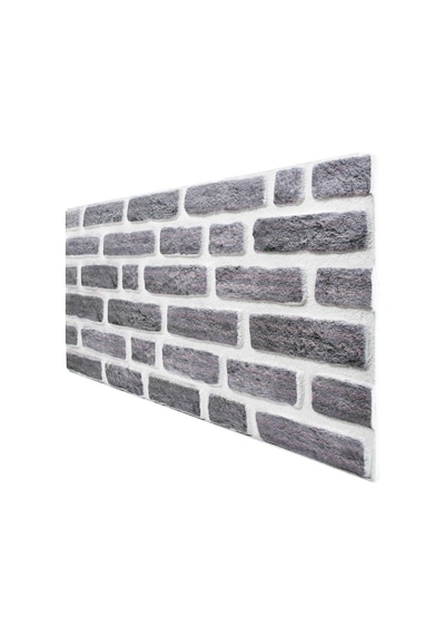 5 Adet X Tuğla Desenli 3D Strafor Köpük Duvar Kaplama Paneli (446785644)