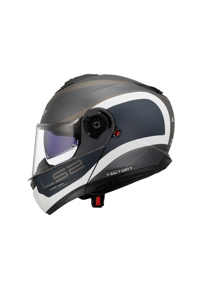 Ls2 Strobe 2 Vıctory Mat Gri-mavi-kum Kask Grı-mavı