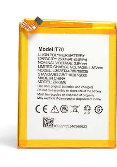 Turkcell T70 İle Uyumlu İthal Pil