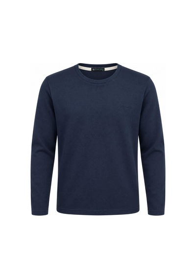 Glow Star Bisiklet Yaka Slim Fit Erkek Sweatshirt - 7777 Lacivert